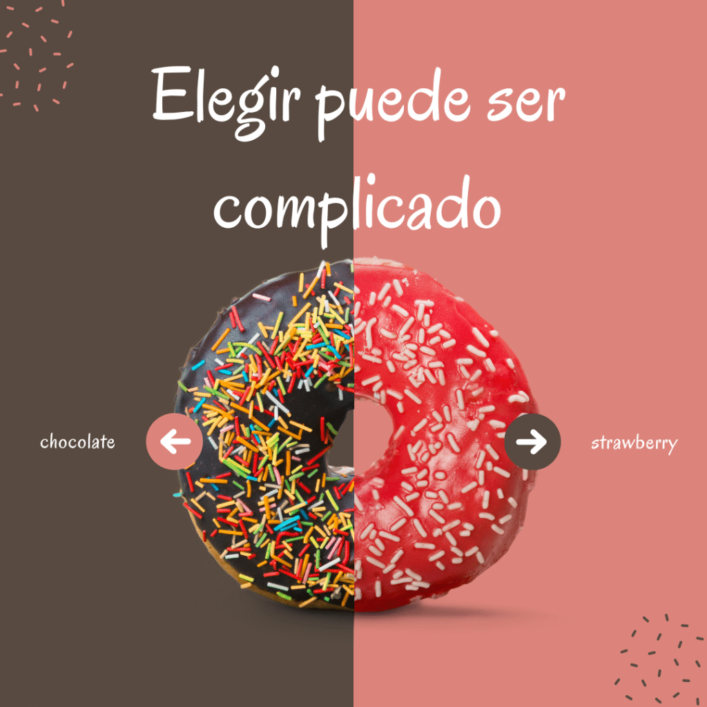 Donuts grande la mitad de sabor de fresa y la otra mitad de chocolate, en ambos casos con fideos de adorno por encima