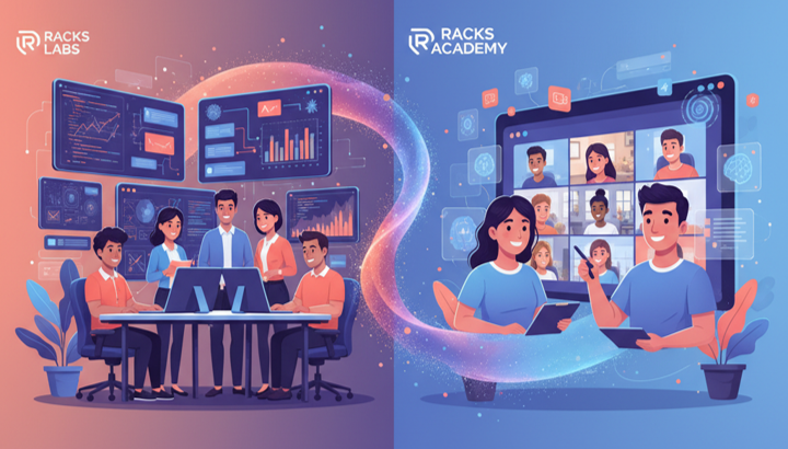 imagen racks academy labs creada con inteligencia artificial